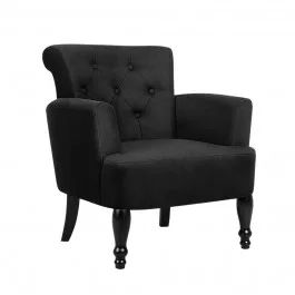 Wingback Lothair Armchair Charcoal