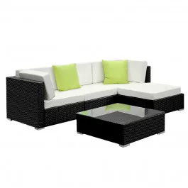 5pc Outdoor Pool Lounger Sofa Set