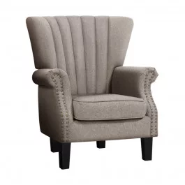Wingback Armchair Beige