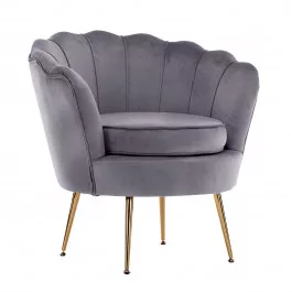 Scallop Grey Armchair