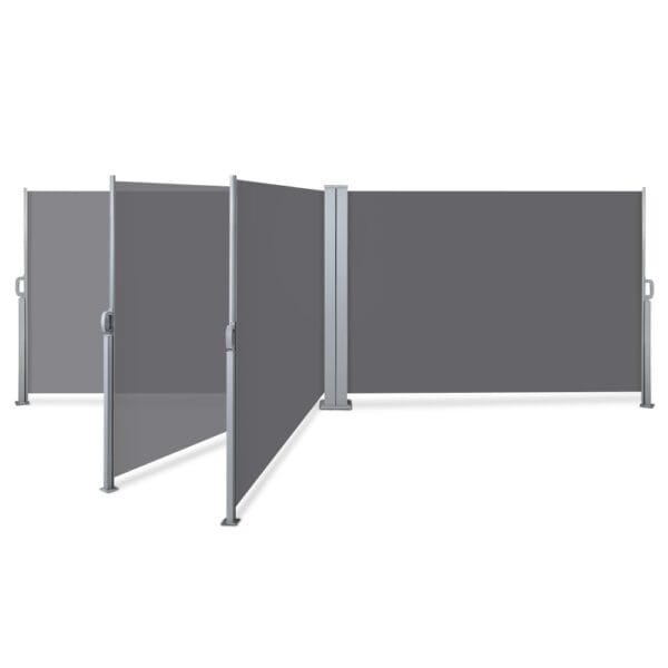 2x6M Retractable Side Awning Grey - Image 4