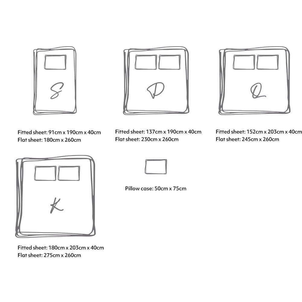 Cotton Sheet Set Single - Image 2
