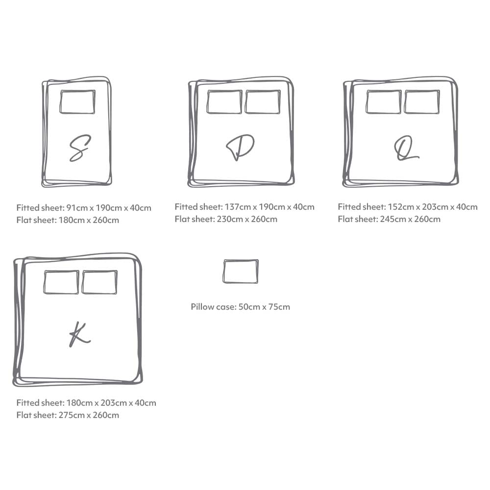 Cotton Sheet Set Single - Image 2