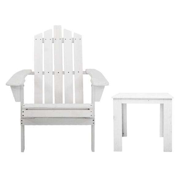 2pc Outdoor Table and Chair - Image 3