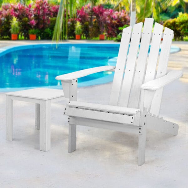 2pc Outdoor Table and Chair - Image 8