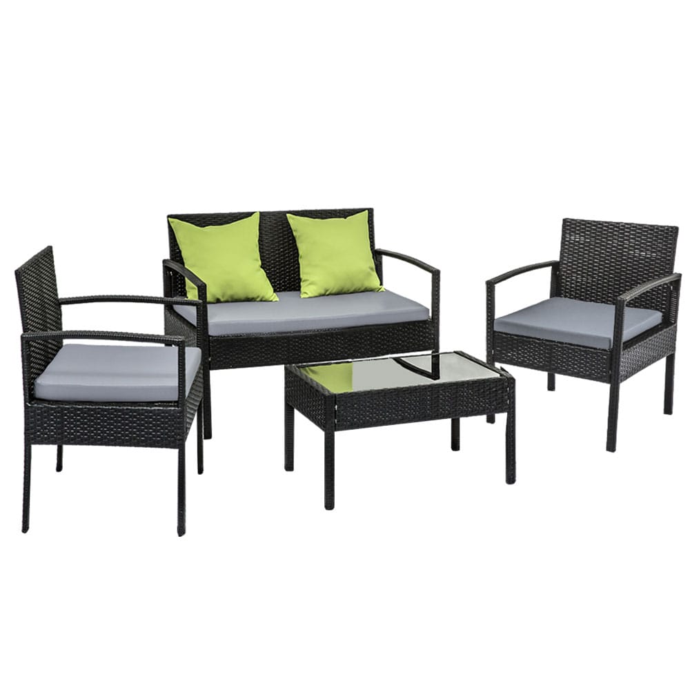 Outdoor Wicker Chair Set