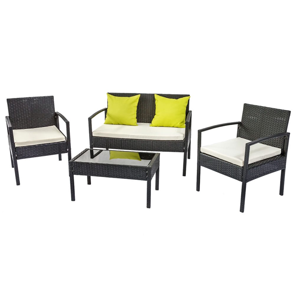 Outdoor Wicker Chair Set - Image 4