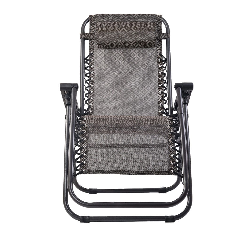 2pc Zero Gravity Chairs Beige - Image 3