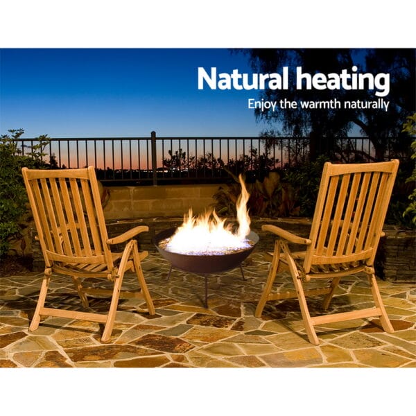 Outdoor Fire Pit Rustic 70CM - Image 6