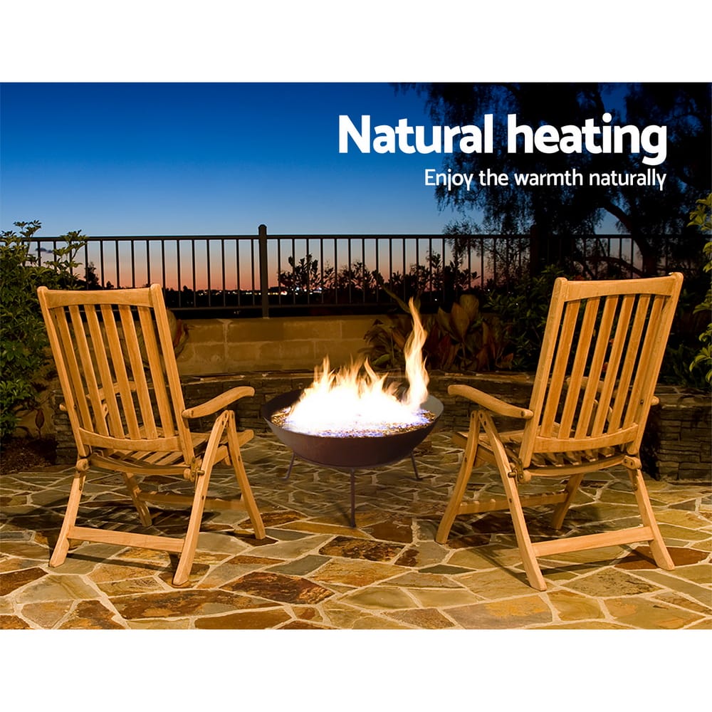 Outdoor Fire Pit Rustic 70CM - Image 6