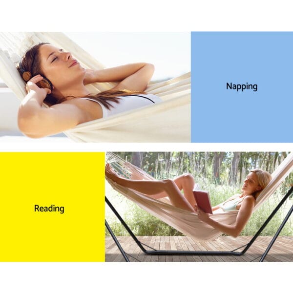 Camping Outdoor Hammock Steel Frame - Image 3