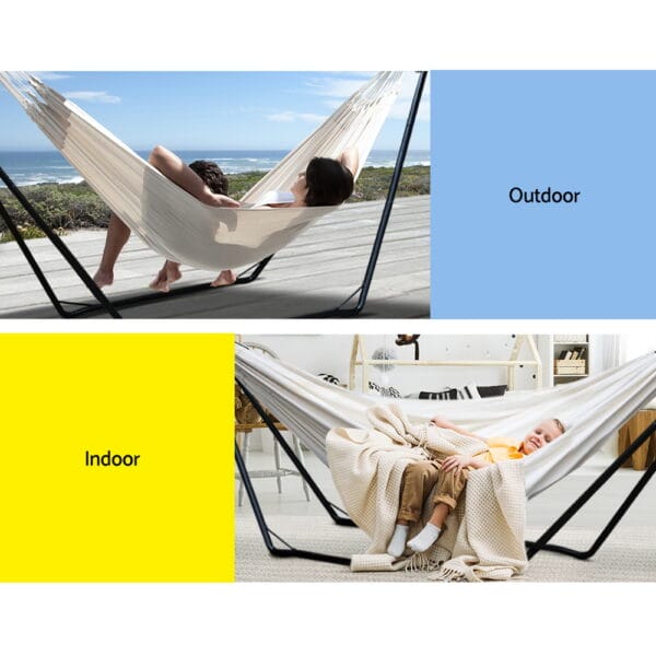 Camping Outdoor Hammock Steel Frame - Image 4