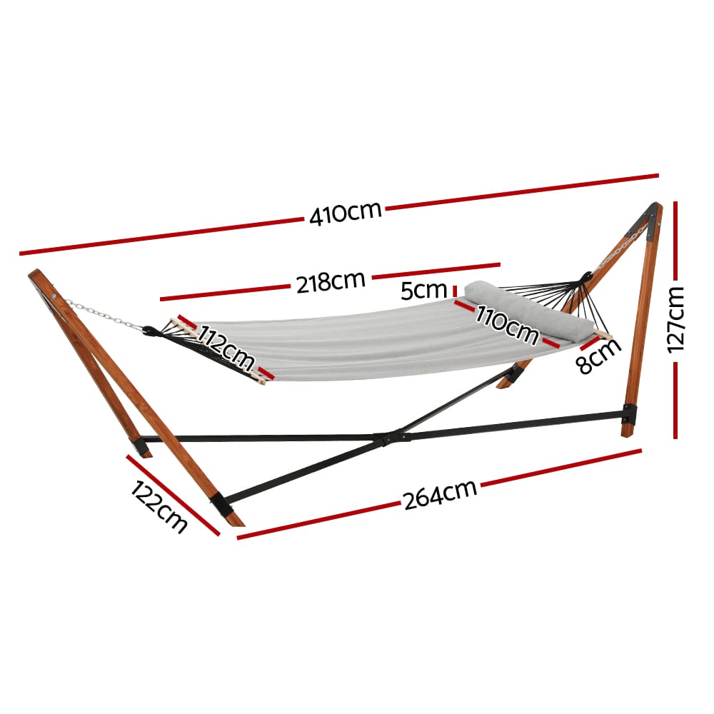 Outdoor Camping Hammock with Stand - Image 2