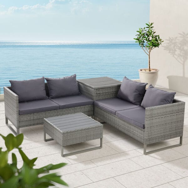 4 Seater Outdoor Sofa Set - Image 8