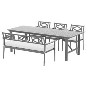 5pc Outdoor Wooden Dining Set