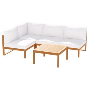 5pc Wooden Outdoor Sofa Set