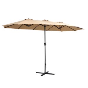 Outdoor Twin Umbrella 4.57m