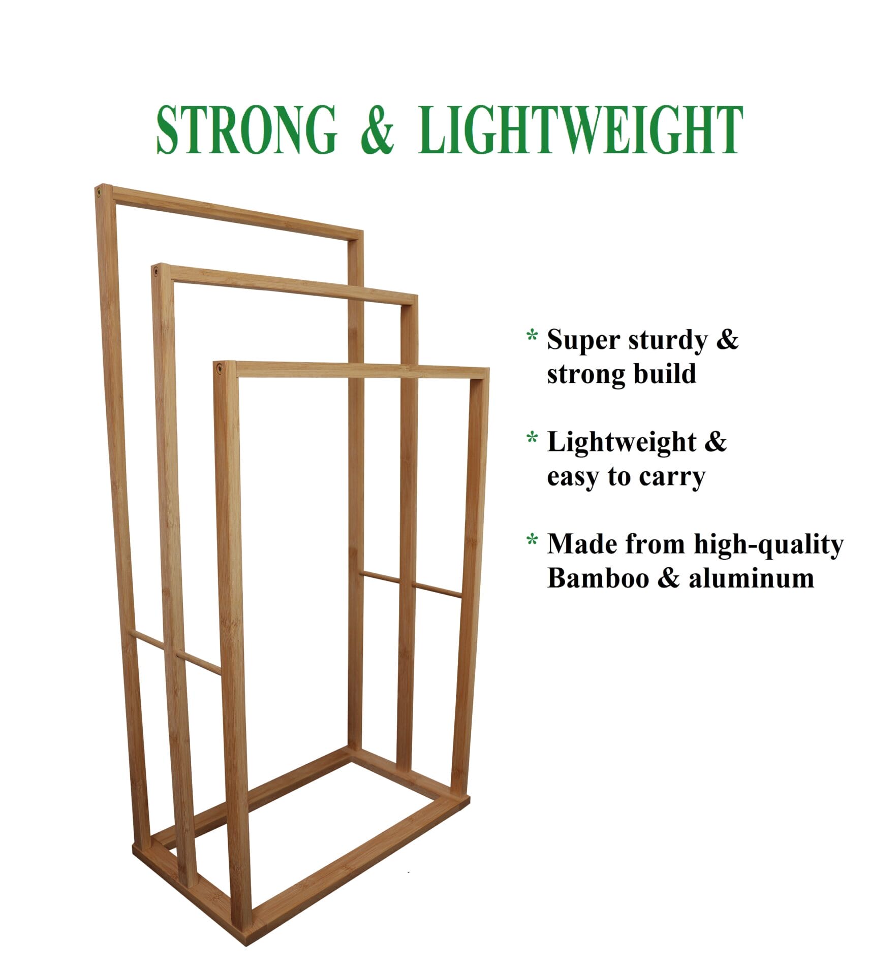 Towel Holder Rack 3-Tier - Image 8