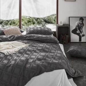 Microfiber Quilt Cover Set Super King