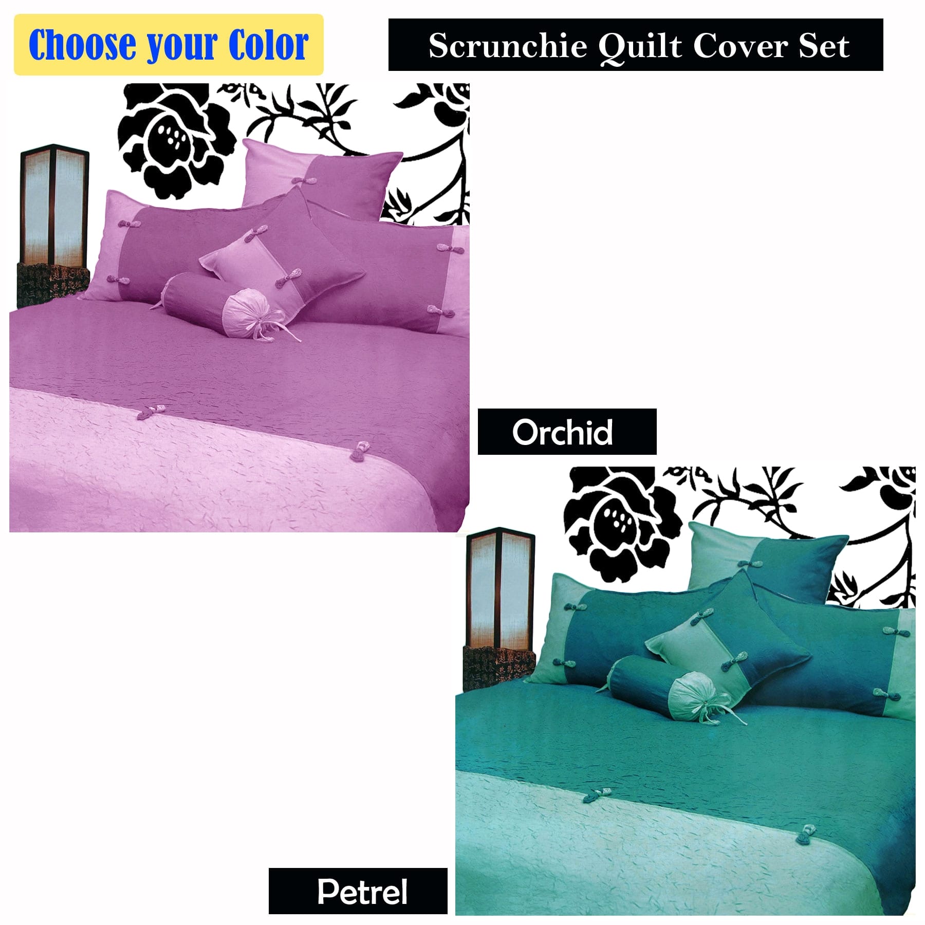 Orchid Quilt Cover Set Single - Image 2