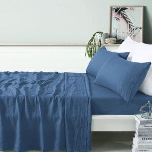 100% Linen Sheet Set King