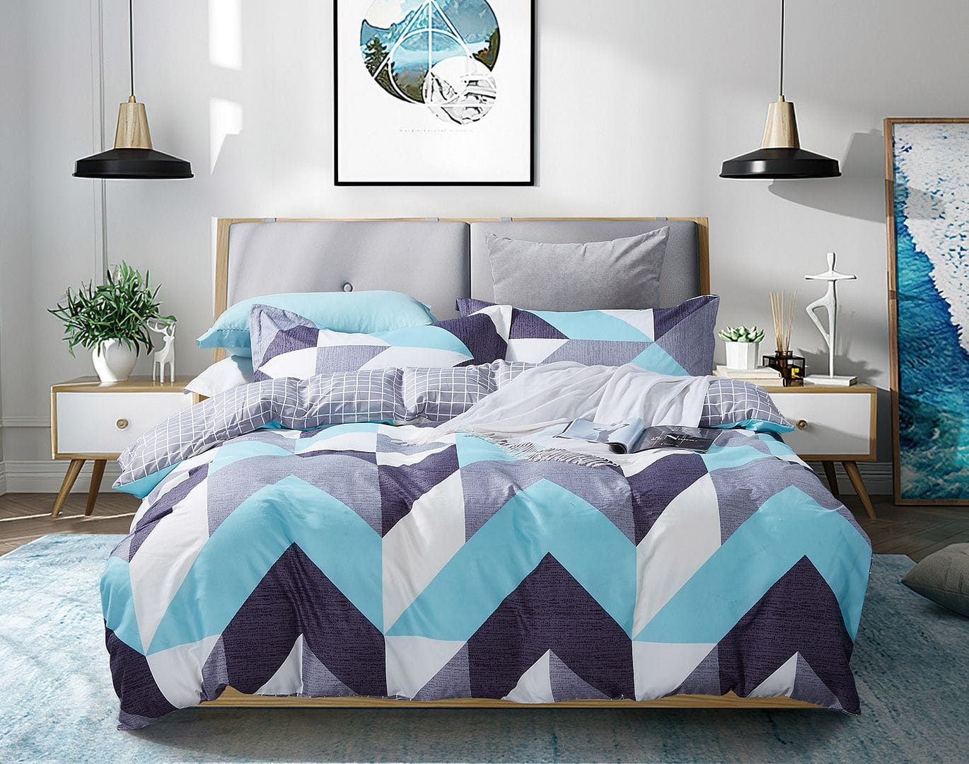 Kian Quilt Cover Set Super King