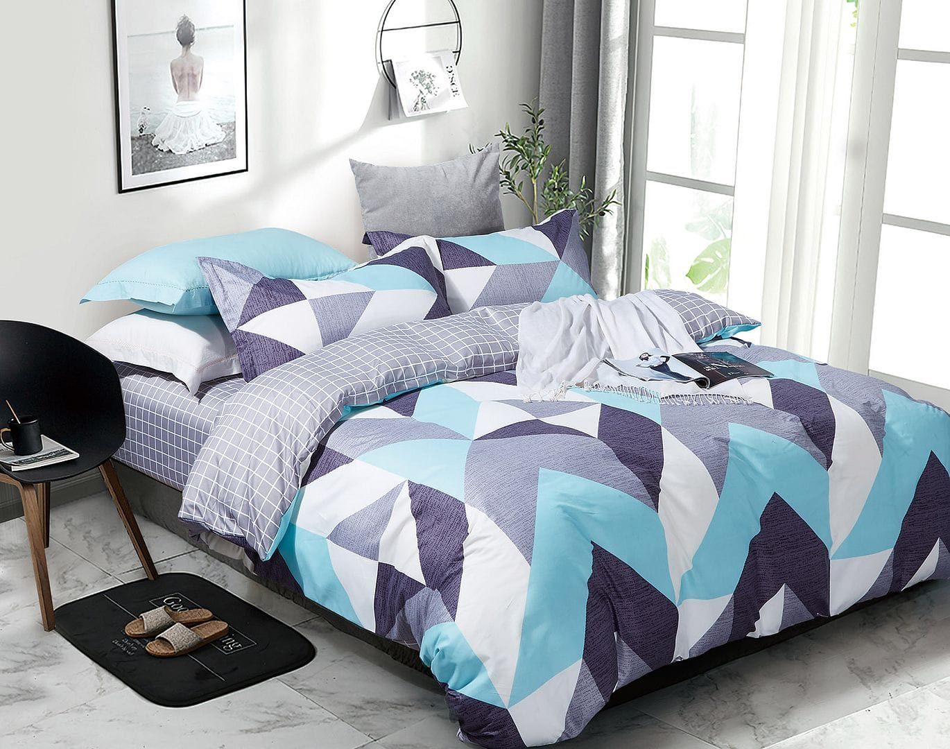 Kian Quilt Cover Set Super King - Image 2