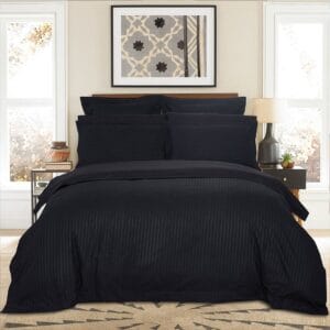 Striped Quilt Cover Set Queen