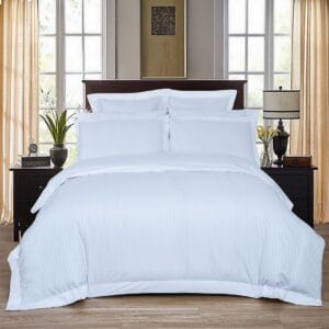 Striped Quilt Cover Set Super King