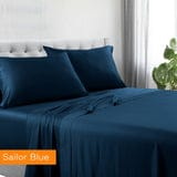 Cotton Sheet Set King Single