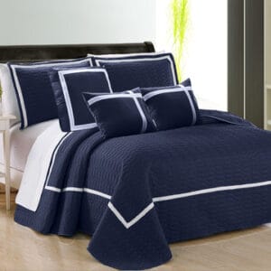 6pc Embossed Comforter Set King