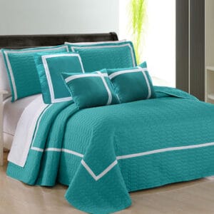 6pc Embossed Comforter Set King